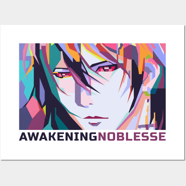 Abstract Awakening Noblesse Lover in WPAP Wall Art by smd90